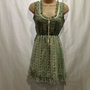 Vintage Holly hobby style floral sun dress